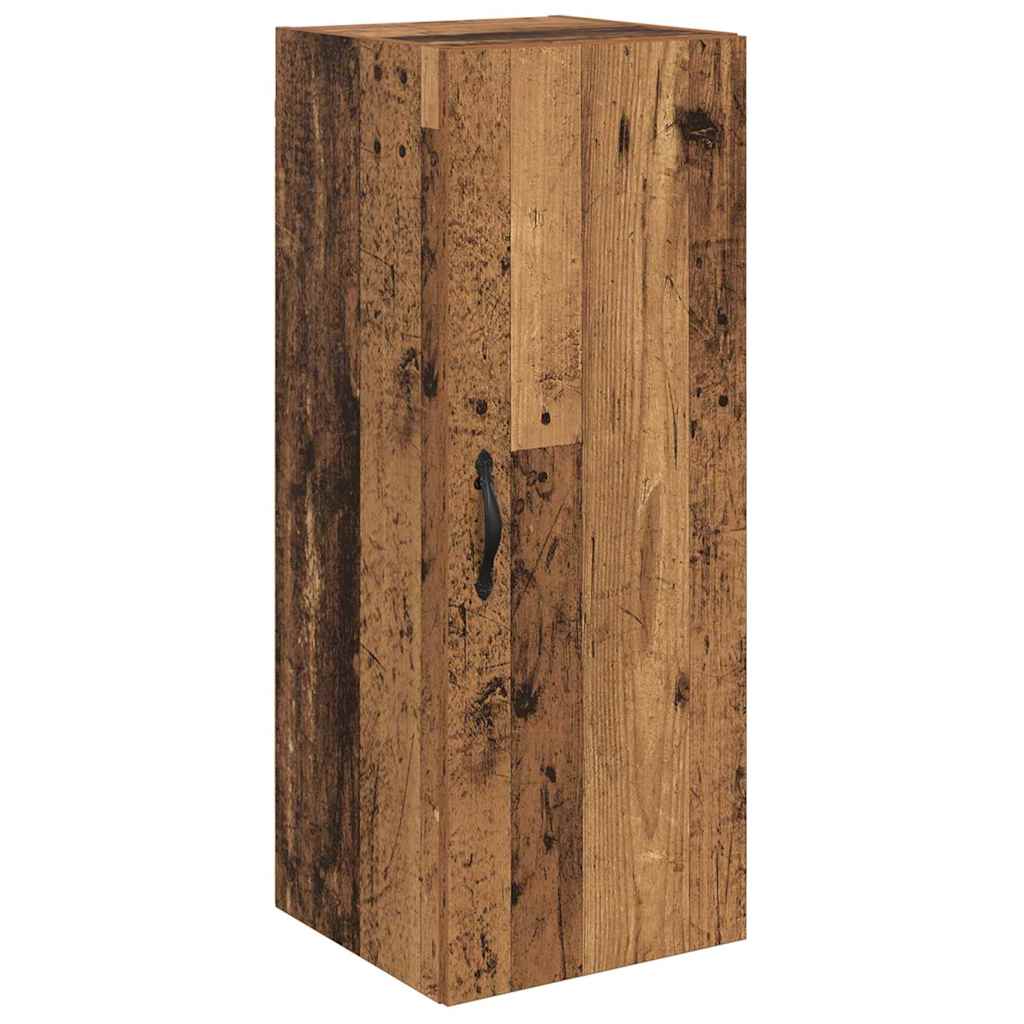 Highboard Altholz 69,5 x 34 x 180 cm Holzwerkstoff