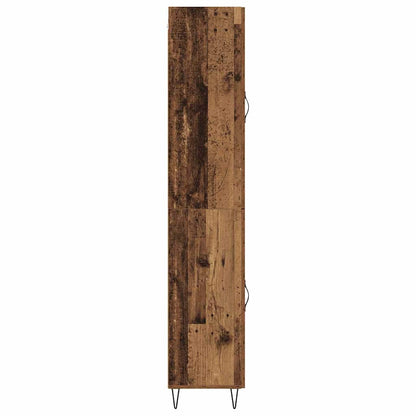 Highboard Altholz 69,5 x 34 x 180 cm Holzwerkstoff