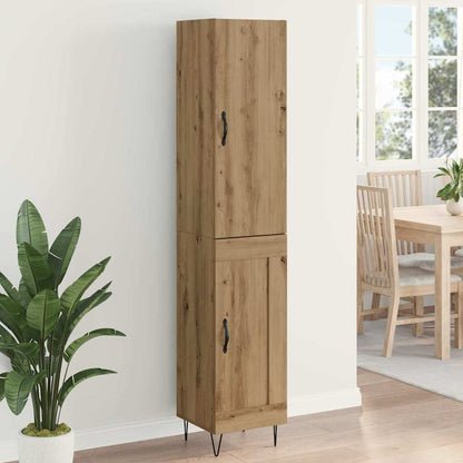 Highboard Artisan-Eiche 69,5 x 34 x 180 cm Holzwerkstoff
