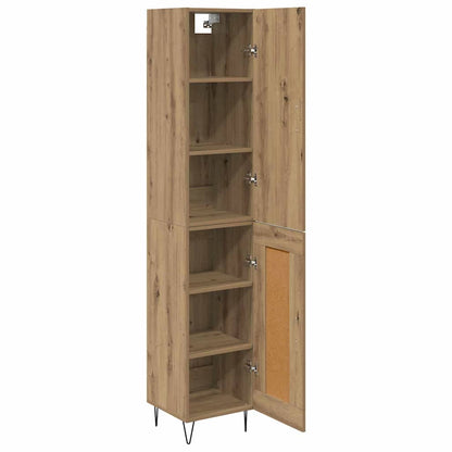 Highboard Artisan-Eiche 69,5 x 34 x 180 cm Holzwerkstoff