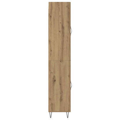 Highboard Artisan-Eiche 69,5 x 34 x 180 cm Holzwerkstoff