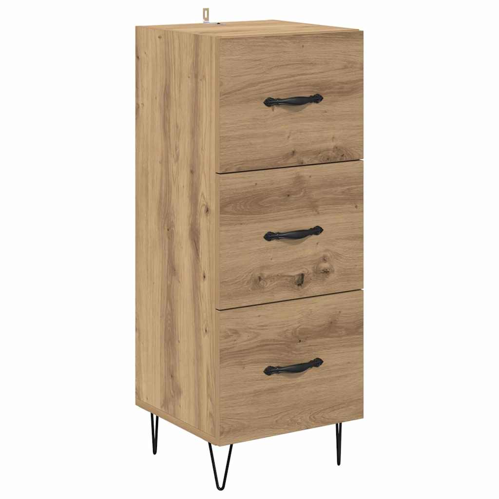 Highboard Artisan-Eiche 69,5 x 34 x 180 cm Holzwerkstoff