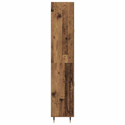 Highboard Altholz 69,5 x 34 x 180 cm Holzwerkstoff