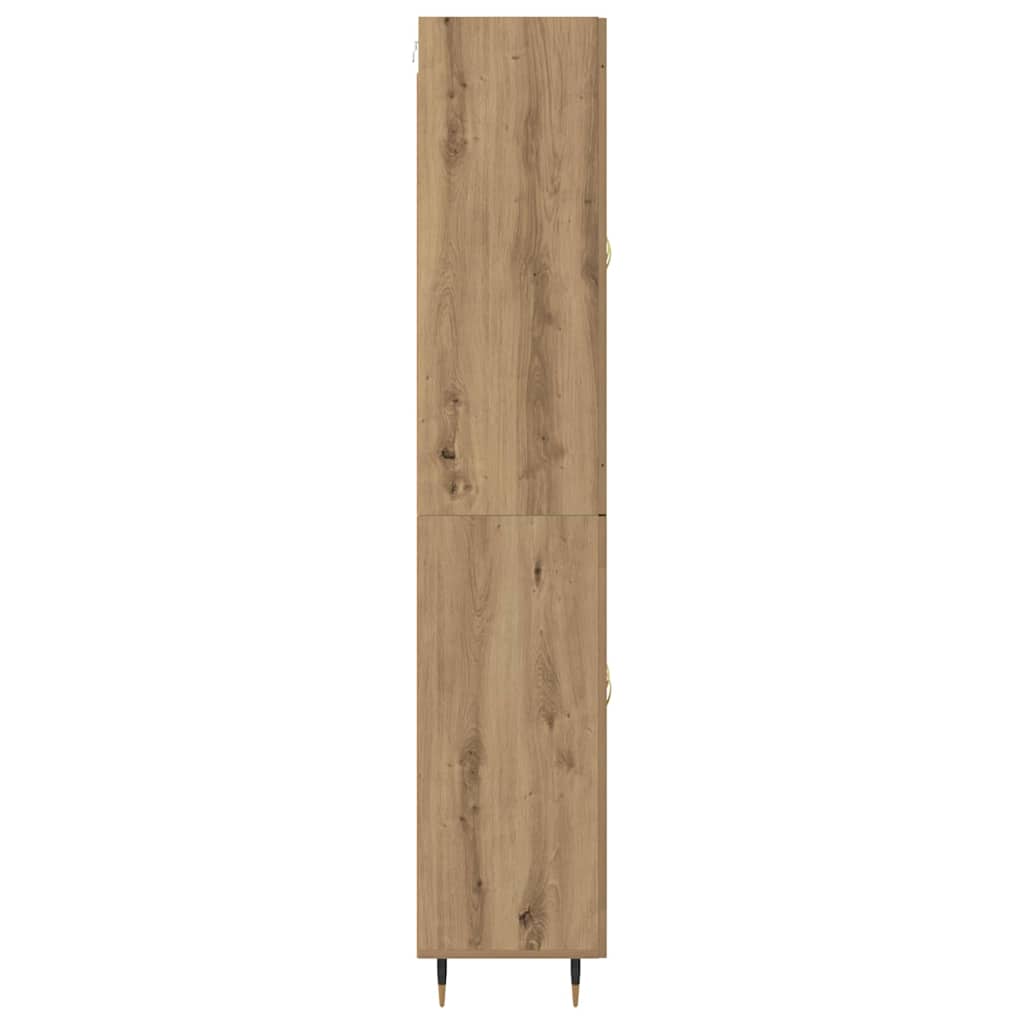 Highboard Artisan-Eiche 69,5 x 34 x 180 cm Holzwerkstoff