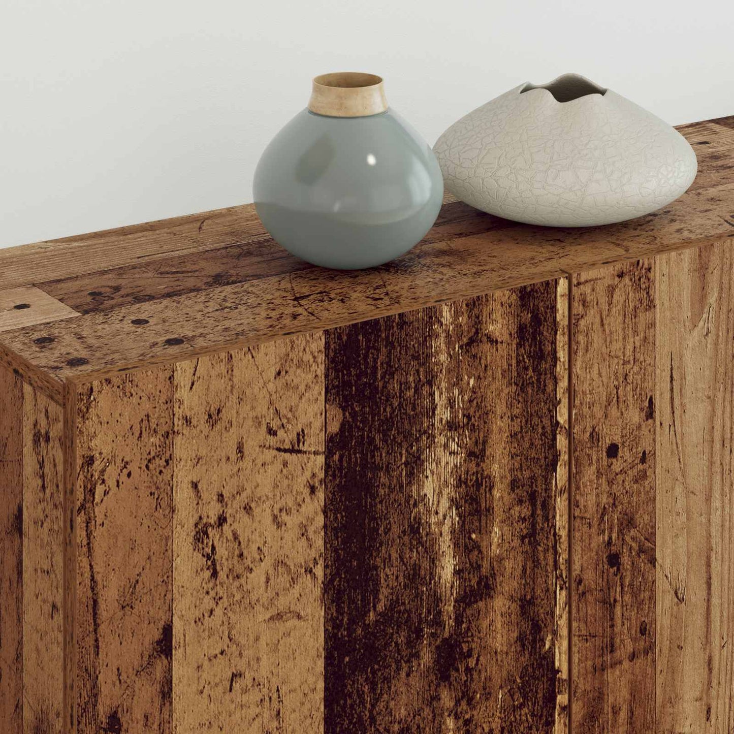 TV-Schränk Wandmontiert 4 pcs Altholz Holzwerkstoff