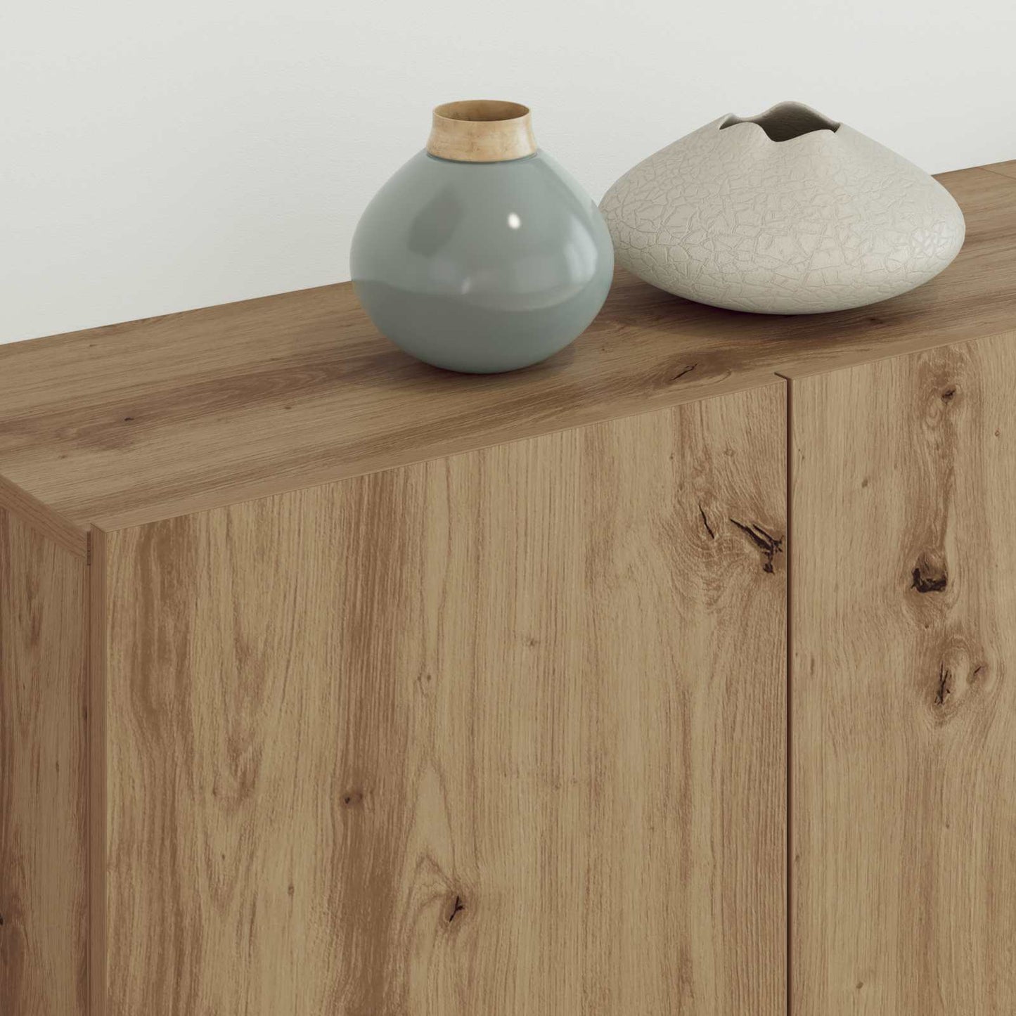 TV-Schränk Wandmontiert 4 pcs Artisan-Eiche Holzwerkstoff