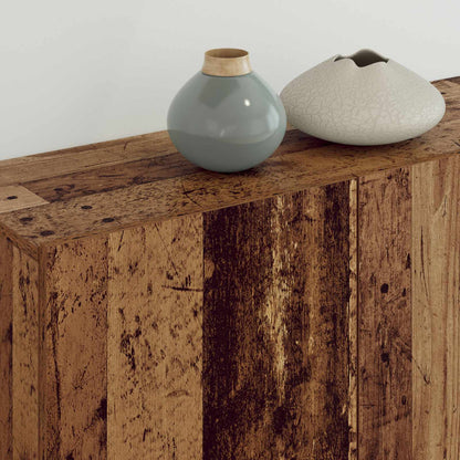 TV-Wandmöbel Wandmontiert 5 pcs Altholz Holzwerkstoff