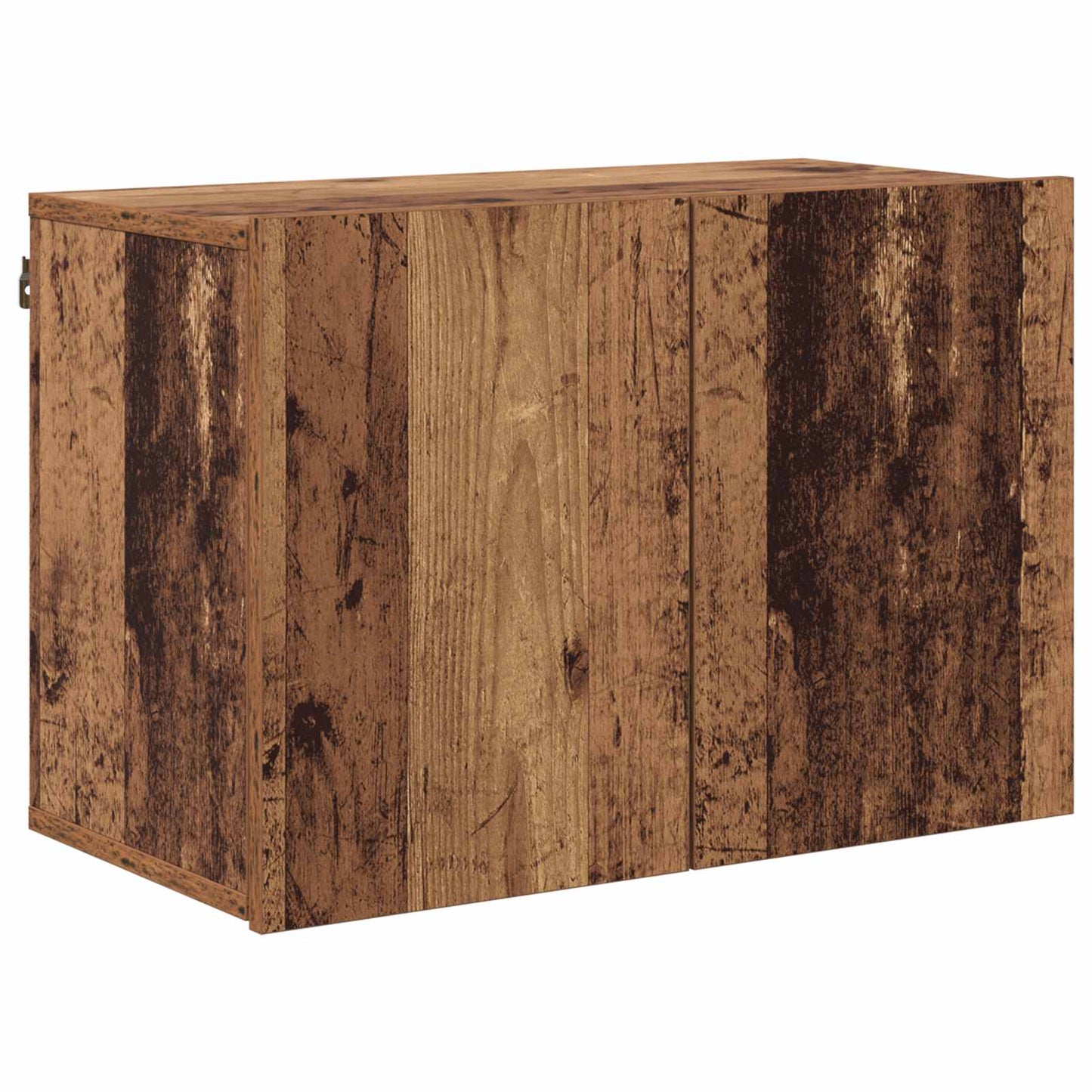 TV-Wandmöbel Wandmontiert 5 pcs Altholz Holzwerkstoff