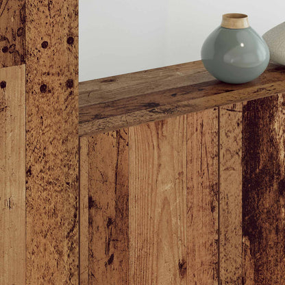 TV-Wandmöbel Wandmontiert 5 pcs Altholz Holzwerkstoff