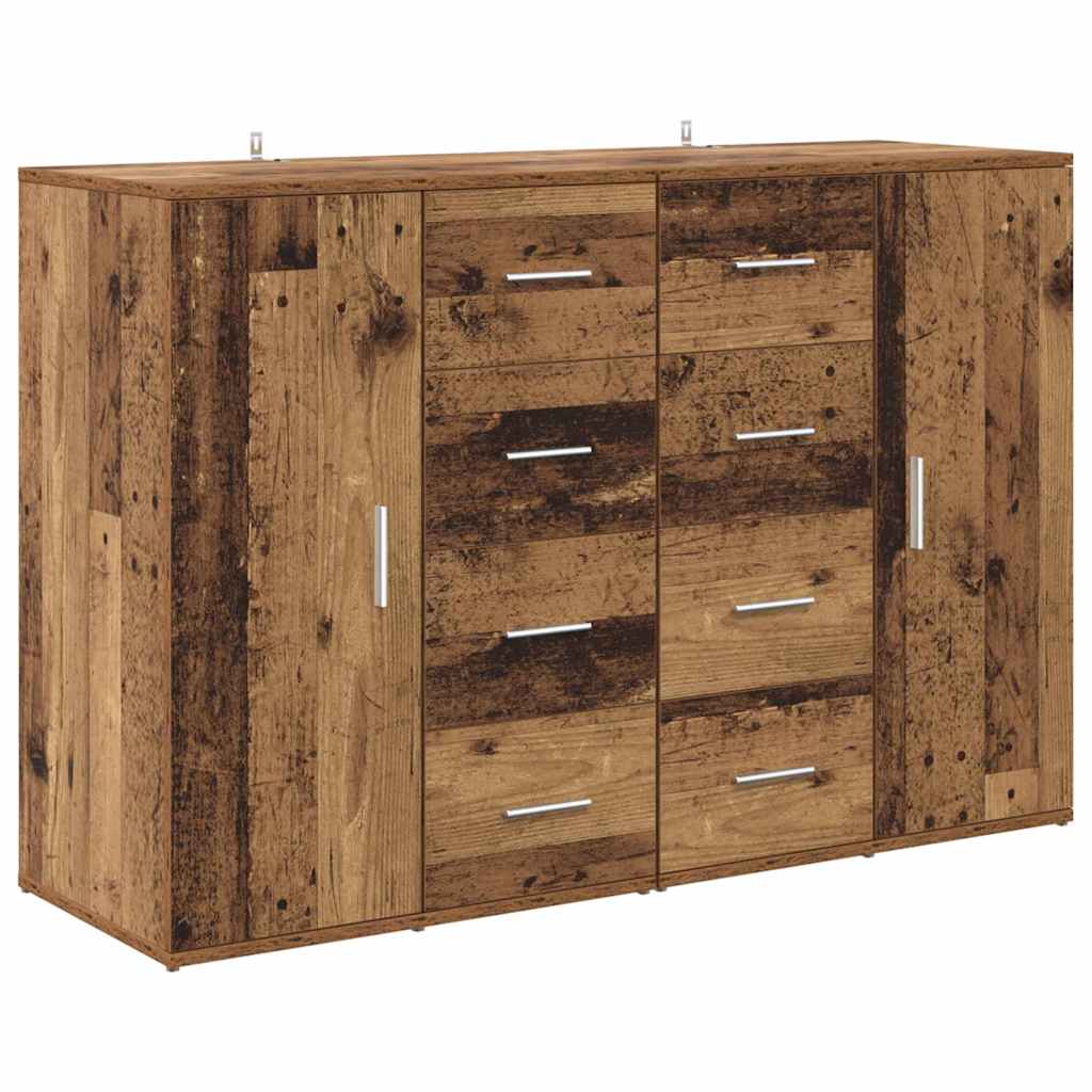 Sideboards Corona 2 pcs Altholz 59 x 39 x 80 cm Holzwerkstoff