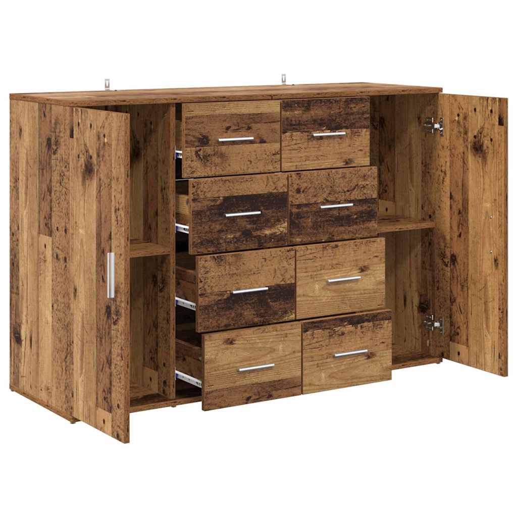 Sideboards Corona 2 pcs Altholz 59 x 39 x 80 cm Holzwerkstoff