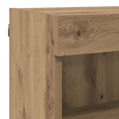 TV-Wandmöbel Wandmontiert 6 pcs Artisan-Eiche Holzwerkstoff