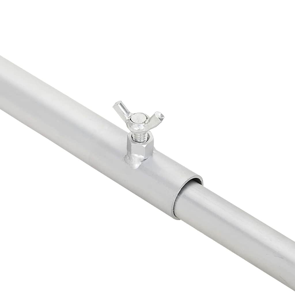 geeignet für flache Planenhalterung 3 pcs Silber 100-145 cm