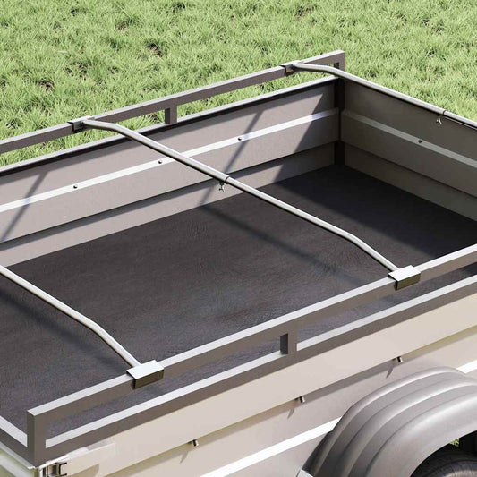 geeignet für flache Planenhalterung 3 pcs Silber 130-210 cm