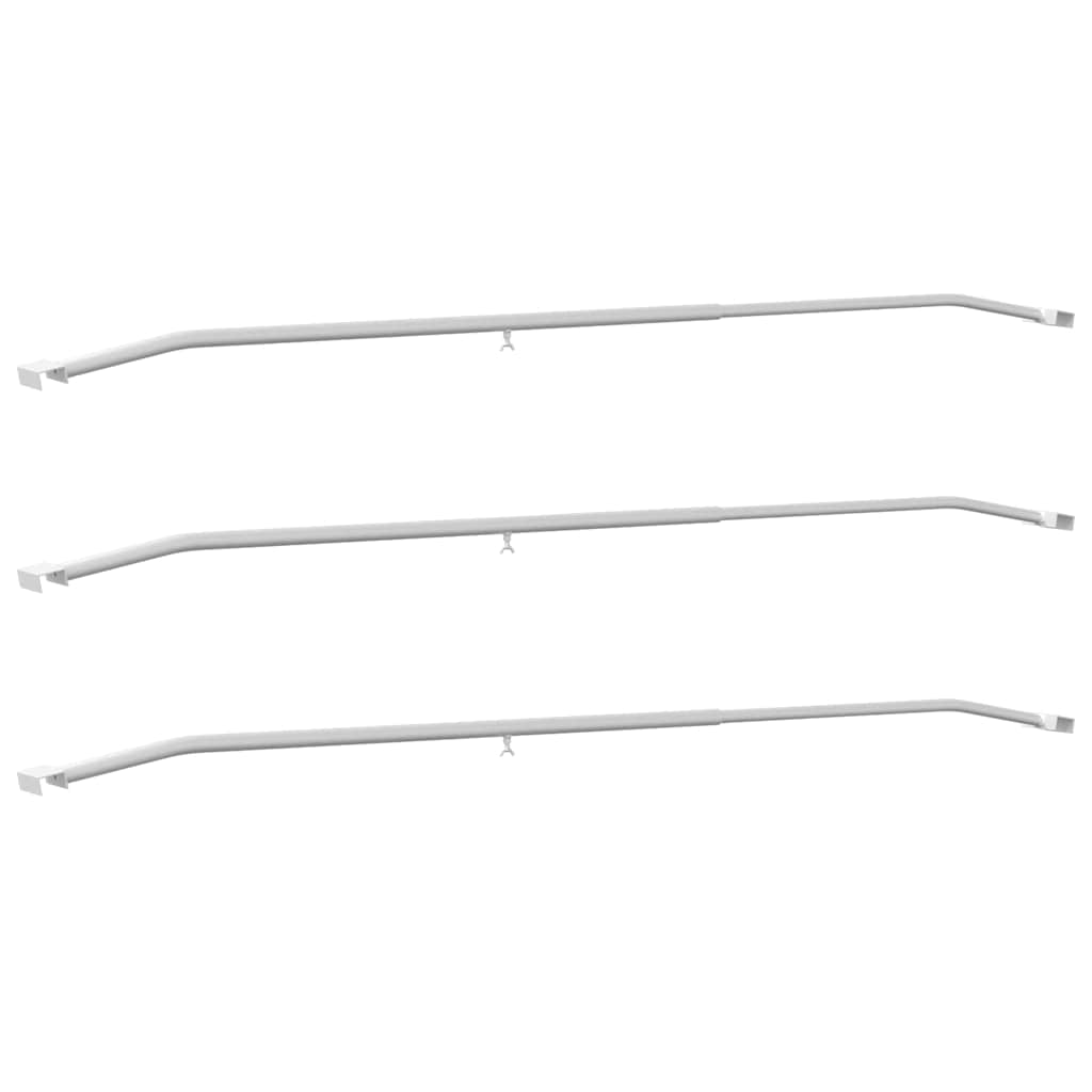 geeignet für flache Planenhalterung 3 pcs Silber 130-210 cm