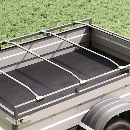 geeignet für flache Planenhalterung 4 pcs Silber 130-210 cm