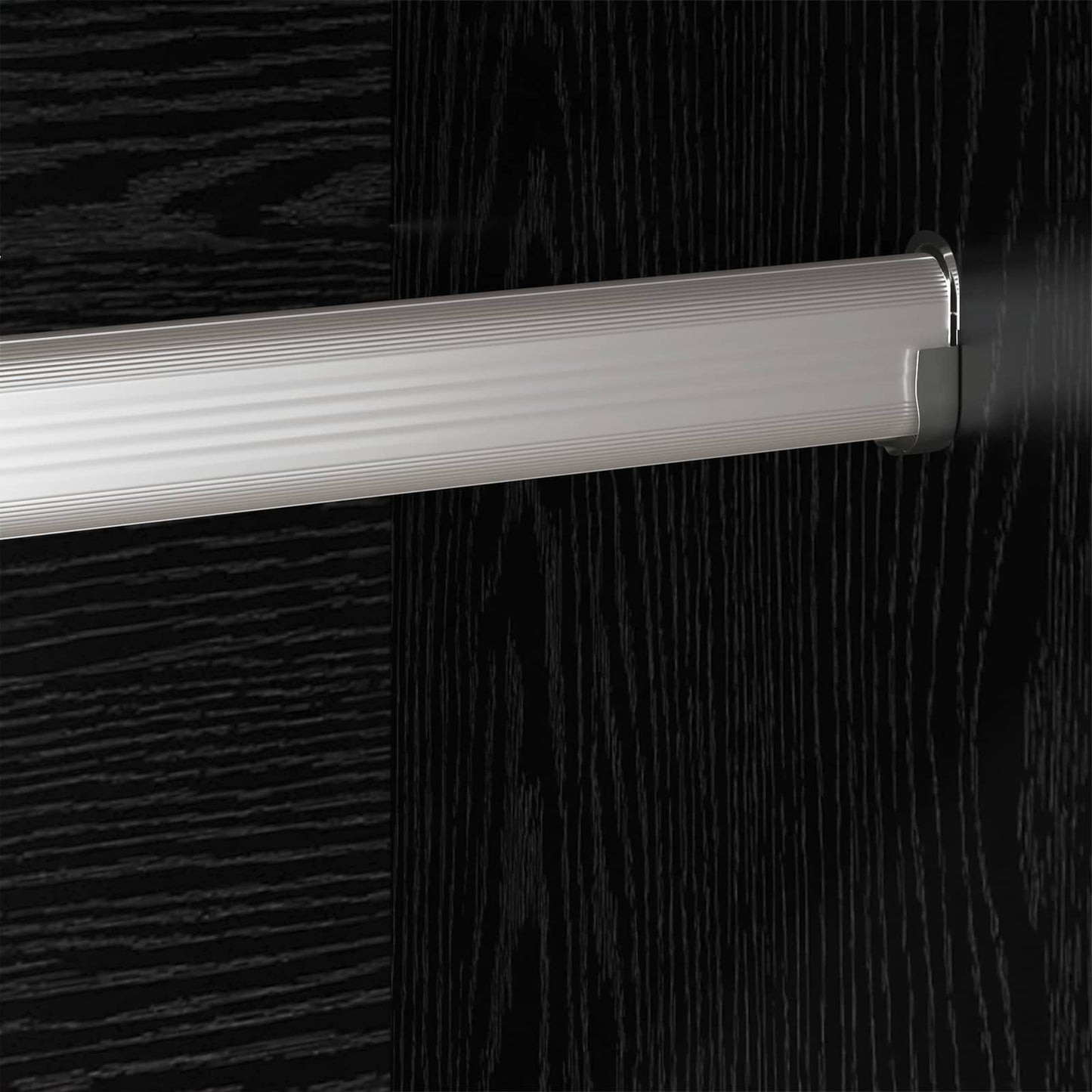 Warderobe mit Tür 2 pcs Schwarz Eichen-Optik 50 x 50 x 200 cm