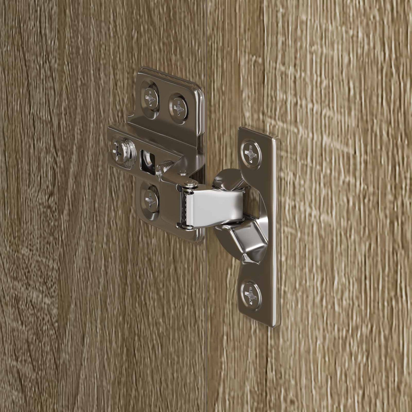 Warderobe mit Tür 2 pcs Sonoma 50 x 50 x 200 cm Holzwerkstoff