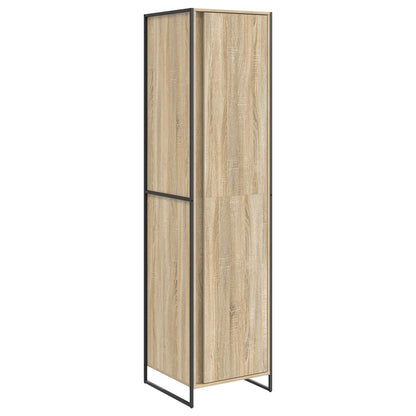 Warderobe mit Tür 2 pcs Sonoma 50 x 50 x 200 cm Holzwerkstoff
