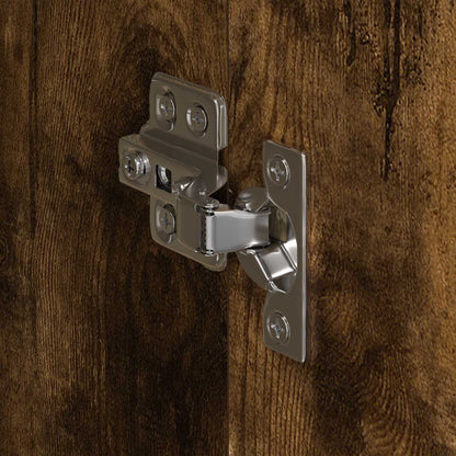 Warderobe 2 pcs Raucharbe 50 x 50 x 200 cm Holzwerkstoff