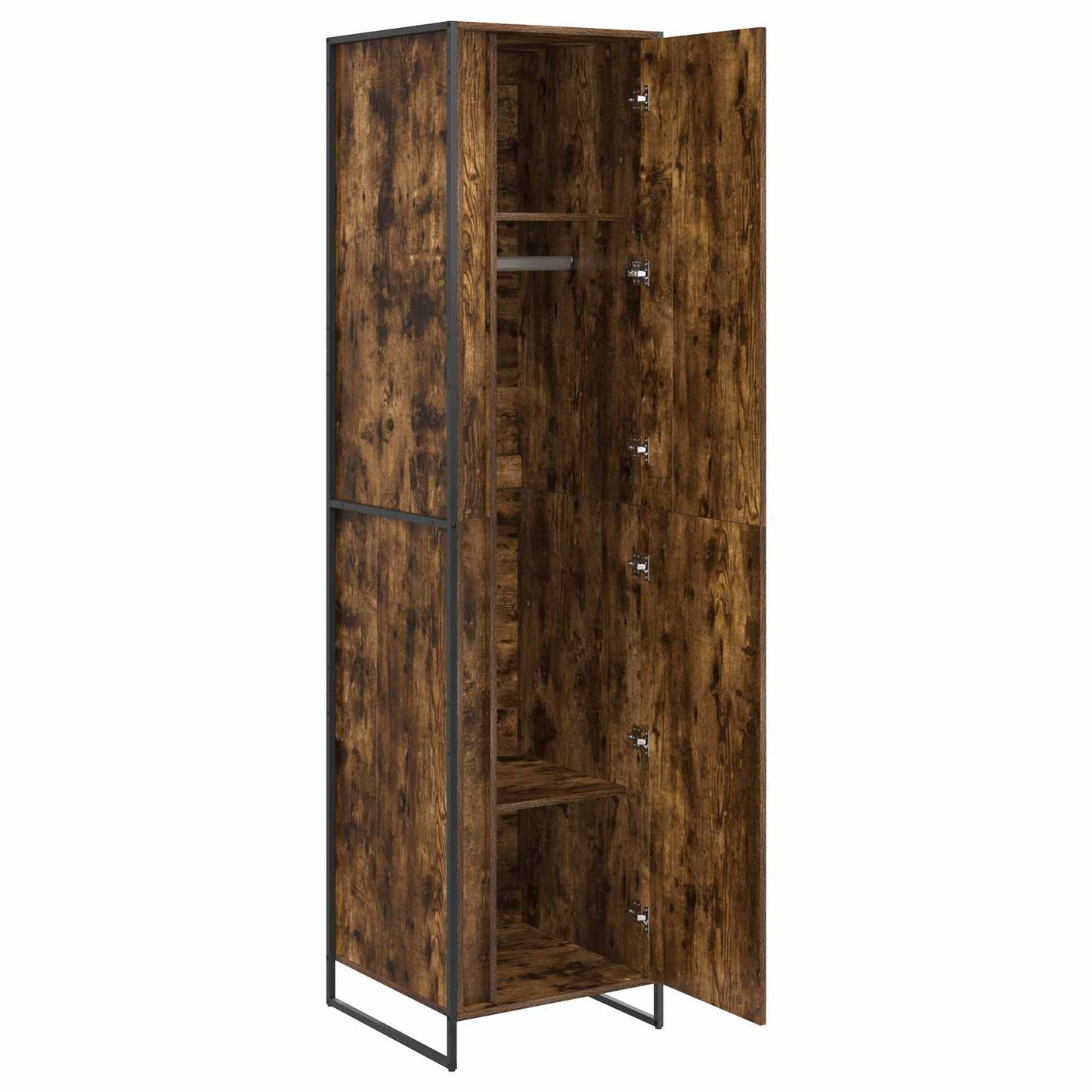Warderobe 2 pcs Raucharbe 50 x 50 x 200 cm Holzwerkstoff