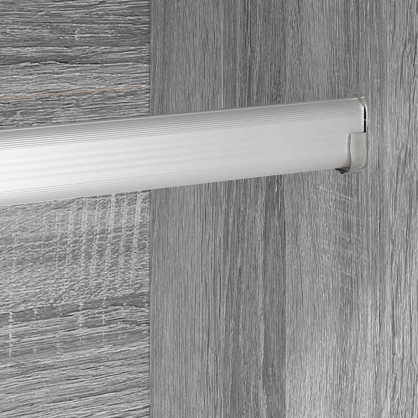 Warderobe 2 pcs Graues Sonoma 50 x 50 x 200 cm Holzwerkstoff