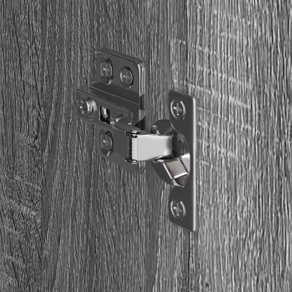 Warderobe 2 pcs Graues Sonoma 50 x 50 x 200 cm Holzwerkstoff