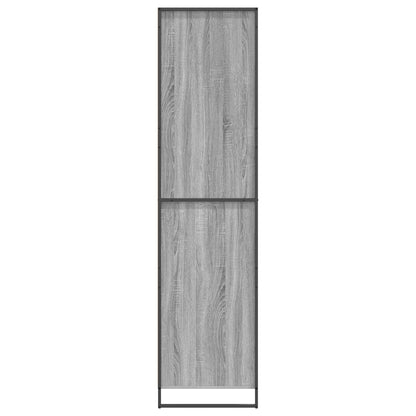 Warderobe 2 pcs Graues Sonoma 50 x 50 x 200 cm Holzwerkstoff