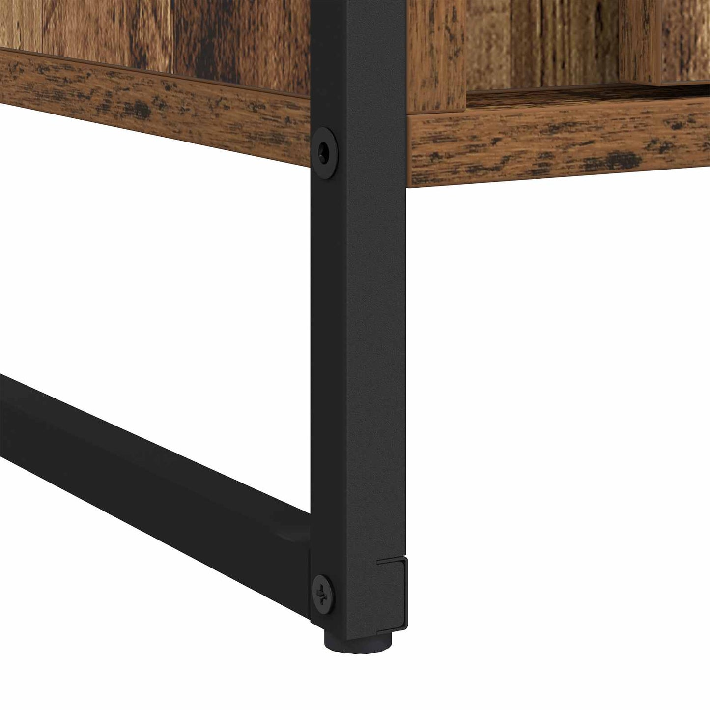 Warderobe mit Tür 2 pcs Altholz 50 x 50 x 200 cm Holzwerkstoff