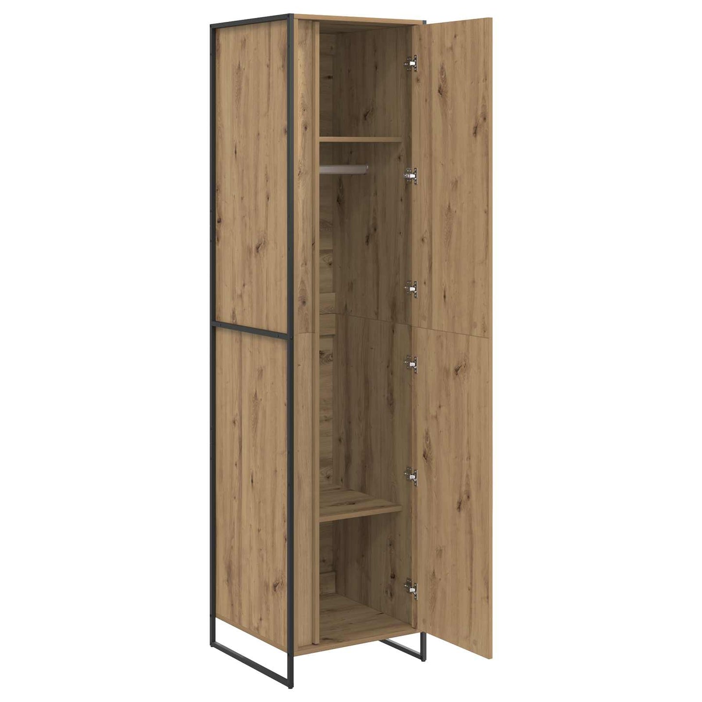 Warderobe mit Tür 2 pcs Kunsthandwerk Eiche 50 x 50 x 200 cm
