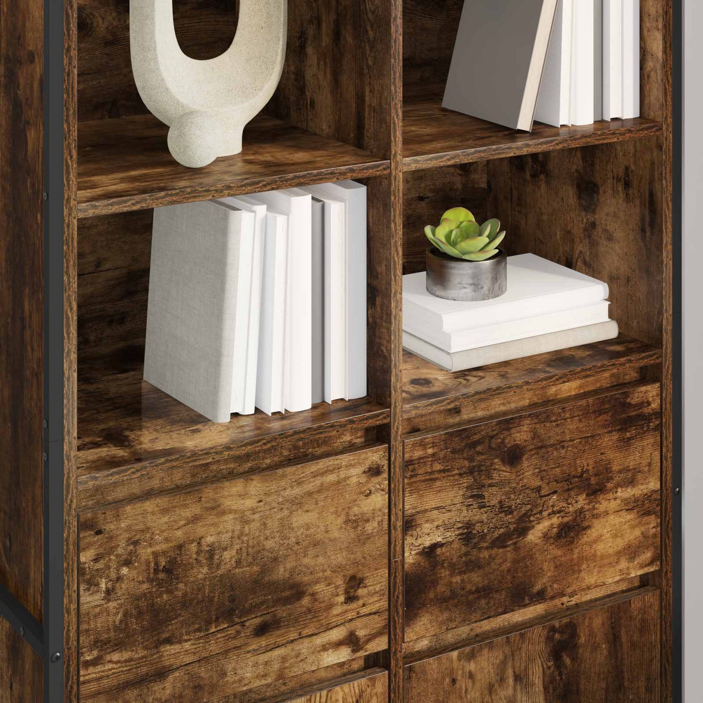 Sideboard 2 pcs Raucharbe 81 x 36 x 150.5 cm Holzwerkstoff