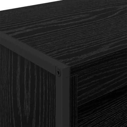 Hohe Schränke 2 pcs Schwarz Eichen-Optik 60 x 36 x 300 cm