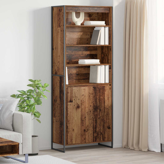 Hohe Schränke 2 pcs Altholz 60 x 36 x 300 cm Holzwerkstoff