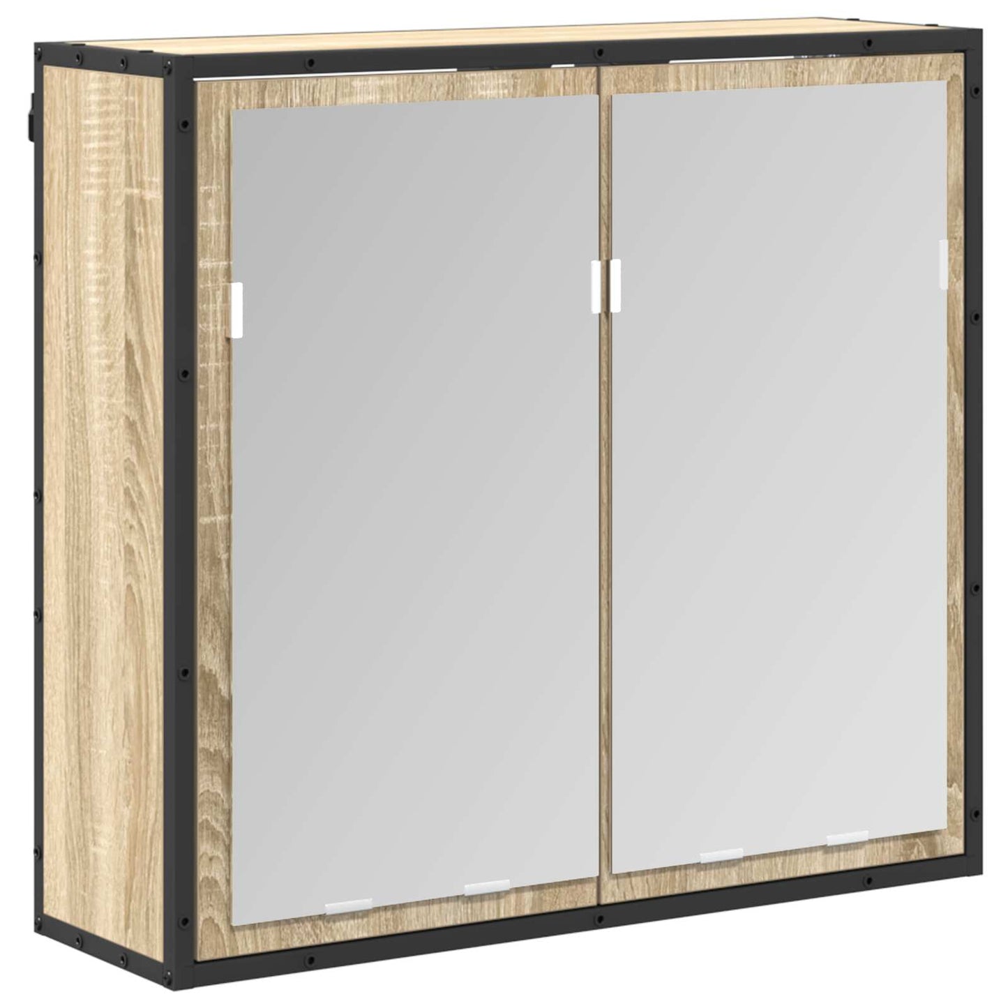 Badezimmermöbel-Set mit Schubladen Sonoma-Eiche Holzwerkstoff