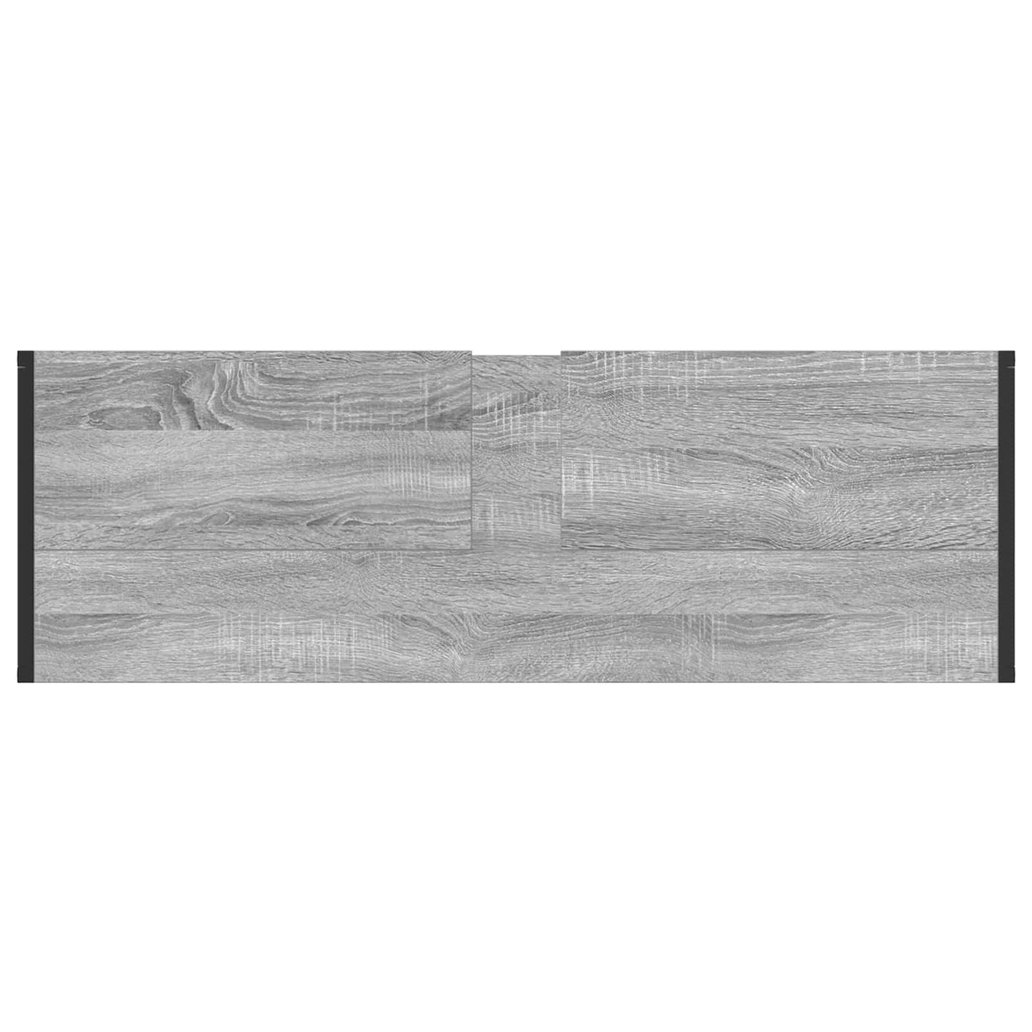 Badezimmermöbel-Set mit Schubladen Graues Sonoma Holzwerkstoff