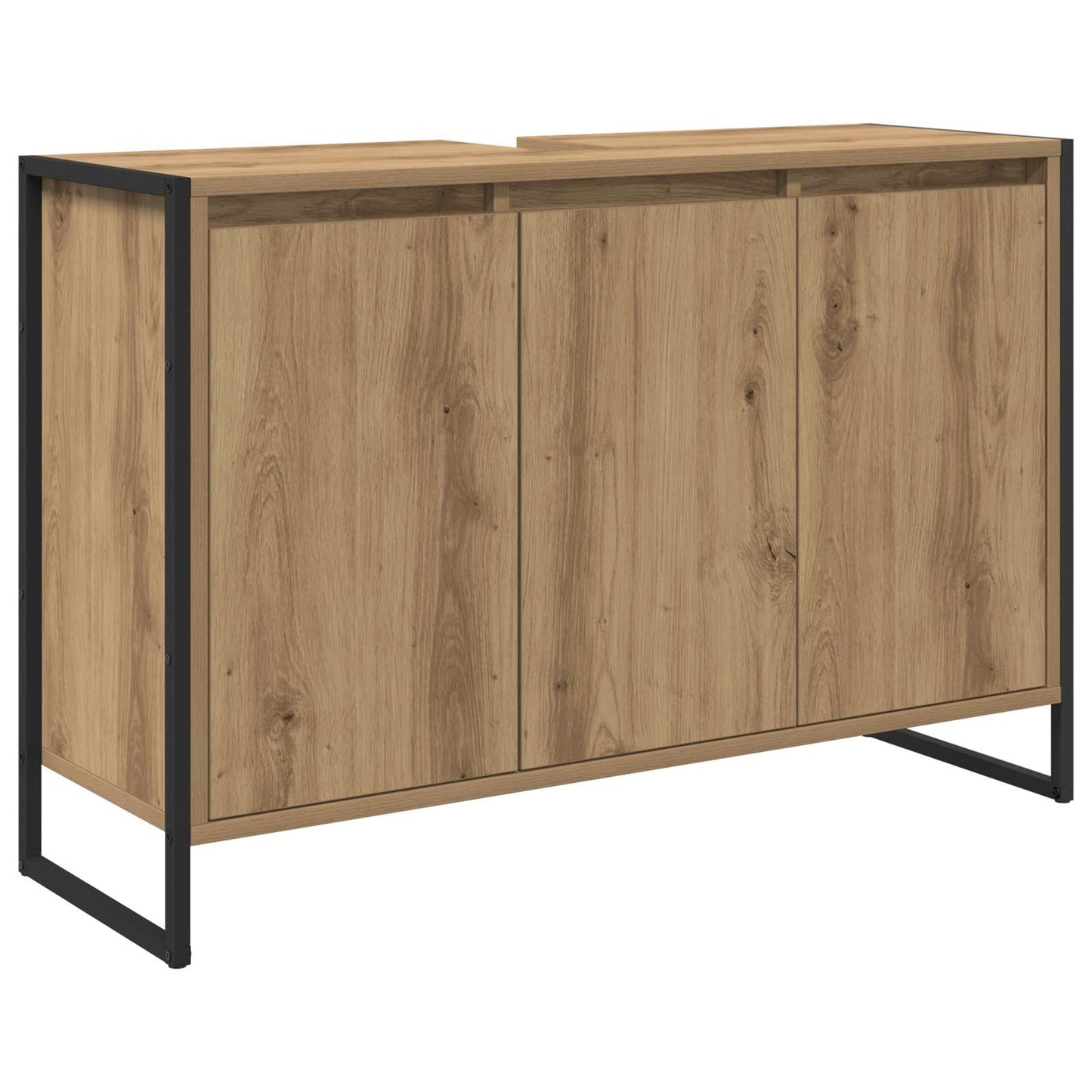 Badezimmermöbel-Set mit Schubladen Artisan-Eiche Holzwerkstoff