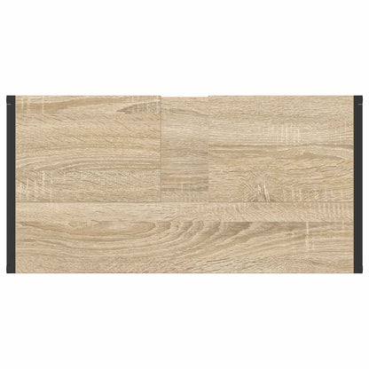 Badezimmermöbel-Set mit Schubladen Sonoma-Eiche Holzwerkstoff