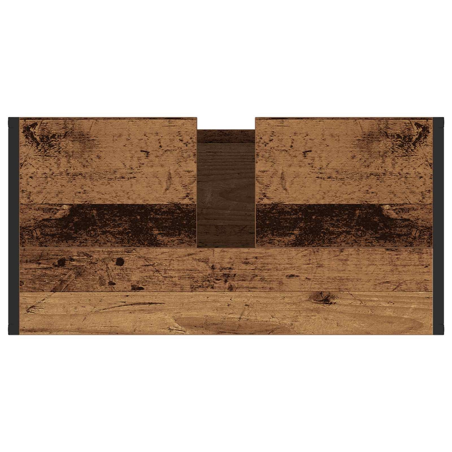 Badezimmermöbel-Set mit Schubladen Altholz Holzwerkstoff