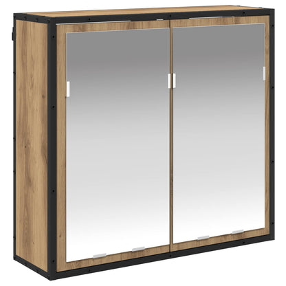 Badezimmermöbel-Set mit Schubladen Artisan-Eiche Holzwerkstoff