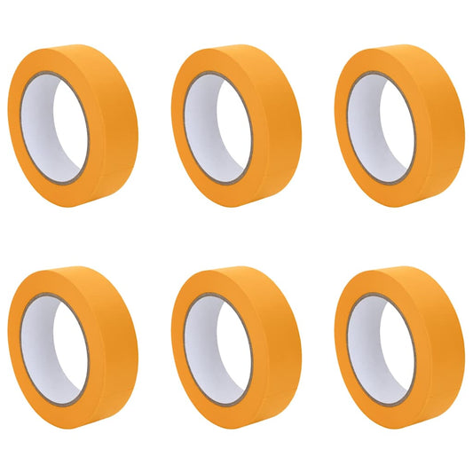 Malerklebebänder 6 pcs Gelb 30 mm x 50 m Papier