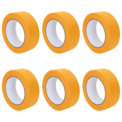 Malerklebebänder 6 pcs Gelb 38mm x 50m Papier