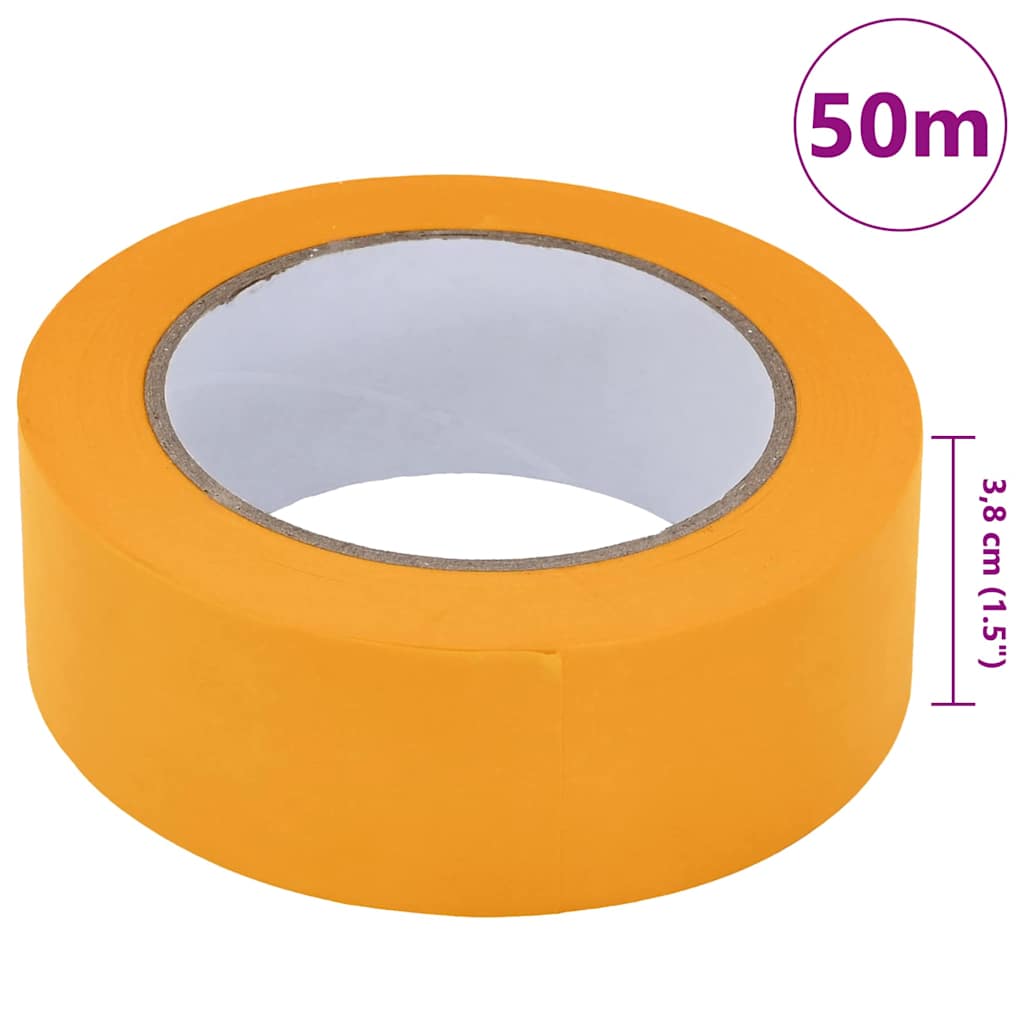 Malerklebebänder 6 pcs Gelb 38mm x 50m Papier