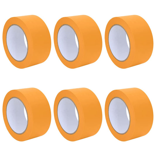 Malerklebebänder 6 pcs Gelb 50mm x 50m Papier