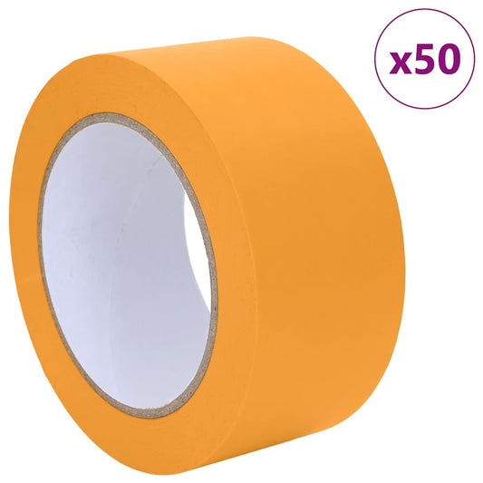 Malerklebebänder 50 pcs Gelb 50mm x 50m Papier