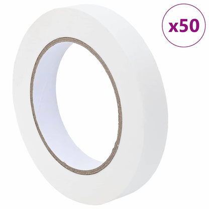 Malerklebebänder 50 pcs Weiß 19mm x 50m Papier