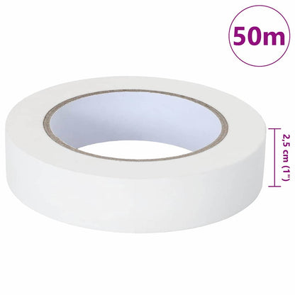 Malerklebebänder 24 pcs Weiß 25mm x 50m Papier