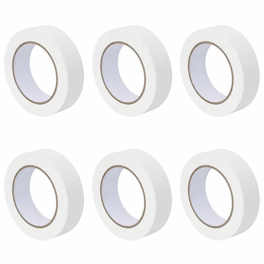 Malerklebebänder 6 pcs Weiß 30 mm x 50 m Papier