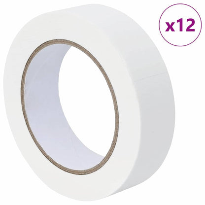 Malerklebebänder 12 pcs Weiß 30 mm x 50 m Papier
