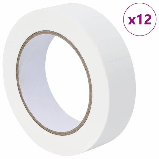 Malerklebebänder 12 pcs Weiß 30 mm x 50 m Papier