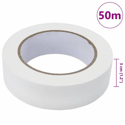 Malerklebebänder 24 pcs Weiß 30 mm x 50 m Papier